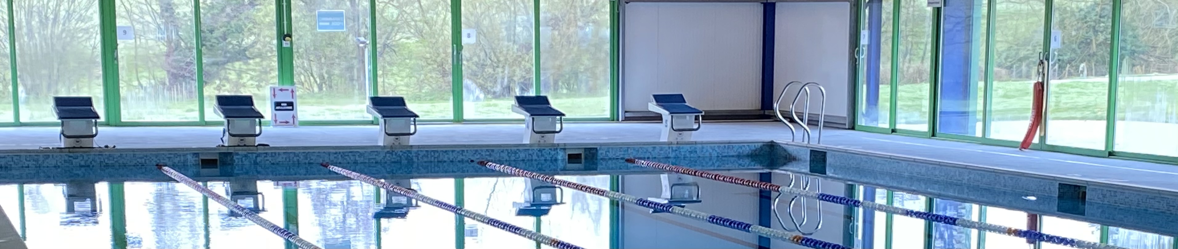 The competitive swimming pool facility at Moreton Hall School in Oswestry, Shropshire.