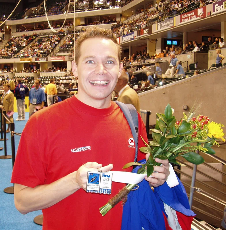 5-time World Champion butterfly swimmer James Hickman, coached by Paul Remmonds.