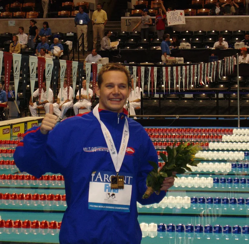 5-time World Champion butterfly swimmer James Hickman, coached by Paul Remmonds.